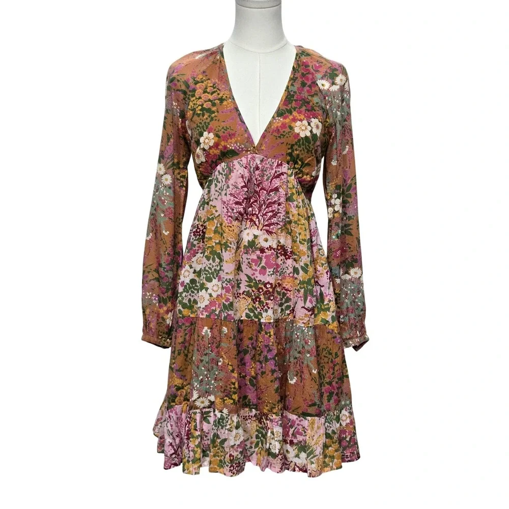 Banjanan | Dresses | Banjanan Dress Womens Xs Extra Small Floral Patchwork Boho Long Sleeve Maxi | Poshmark Banjanan | Dresses | Banjanan Dress Womens Xs Extra Small Floral Patchwork Boho Long Sleeve Maxi | Poshmark